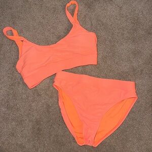 Chic Coral Bikini Set